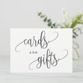 Panneau Cartes Et Cadeaux - Calligraphie Adorable (Debout devant)
