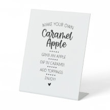 Panneau central de la barre de pomme Caramel