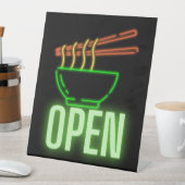 Panneau central du Neon Noodle Bowl (In SItu)