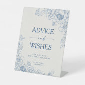 Panneau central floral Chinoiserie Conseils et sou (Recto)