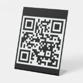 Panneau central QR Code seulement 8"x10" (Recto)