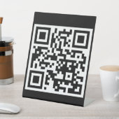 Panneau central QR Code seulement 8"x10" (In SItu)