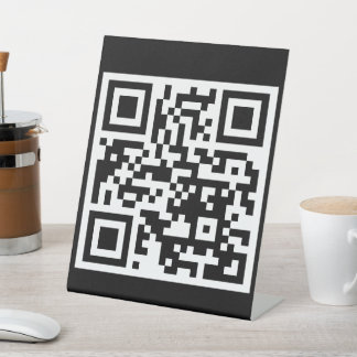 Panneau central QR Code seulement 8"x10"