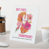 Panneau Champagne Fête des mariées personnalisée (In SItu)