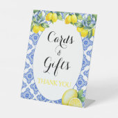 Panneau citron douche et cartes cadeaux (Recto)