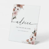 Panneau Conseils floraux en soie (Recto)