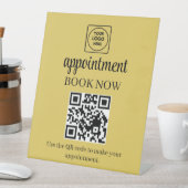 Panneau d'affichage de code QR de réservation de r (In SItu)