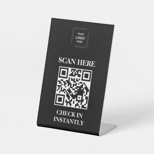 Panneau d'affichage de contrôle des présences QR E (Recto)