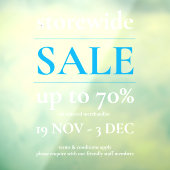 Panneau d'affichage de la fenêtre de vente bleu pr (Feuille 3)