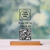 Panneau d'affichage de logo de code QR personnalis (Neutre)