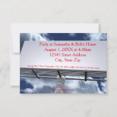 Panneau d'affichage - Invitation de fête d'anniver (Dos)