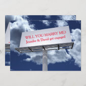 Panneau d'affichage - Invitation de la partie d'en (Devant / Derrière)