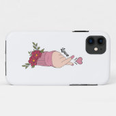 Panneau d'amour coréen coque iphone de coeur - Min (Dos (Horizontal))