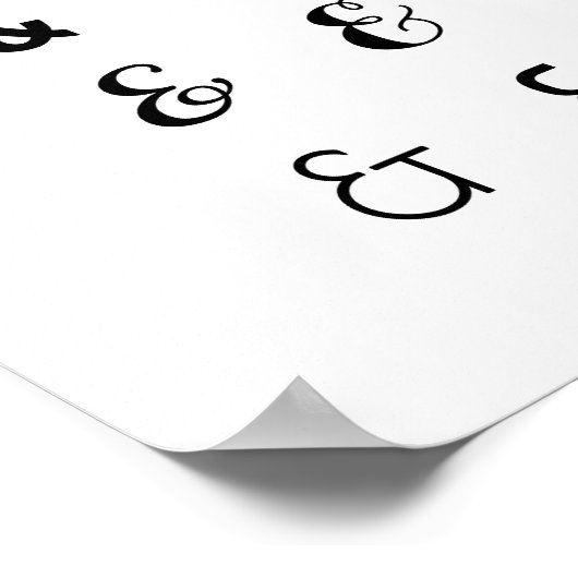 Panneau d'ancrage et affiche (Coin)