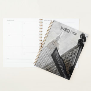 Panneau d'angle de Broadway Planificateur New York