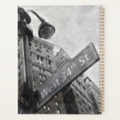 Panneau d'angle de Broadway Planificateur New York (Dos)