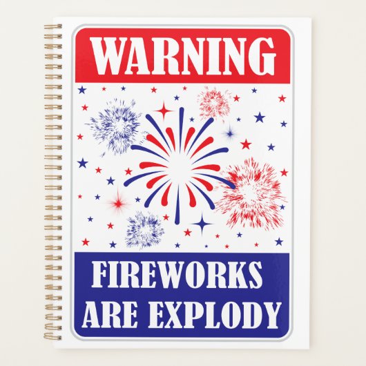 Panneau d'avertissement de feux d'artifice (Devant)