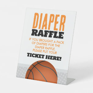 Panneau de Baby shower de basket-ball Refus de cha