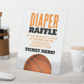 Panneau de Baby shower de basket-ball Refus de cha (In SItu)