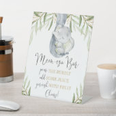 Panneau de baby shower de Momosa bar mimosa (In SItu)