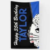 Panneau de bannière de la grande carte de poker Ca (Vertical)