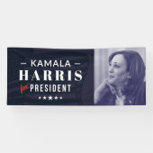 Panneau de bannières de Kamala Harris pour le prés (Horizontal)