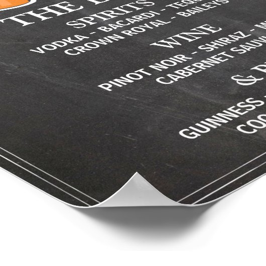 Panneau de bar Cheers Beers pour mariage affiche d (Coin)