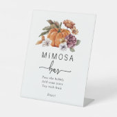 Panneau de bar d'automne Mimosa (Recto)