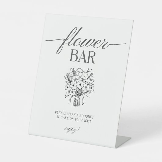 Panneau de bar de fleurs (Recto)