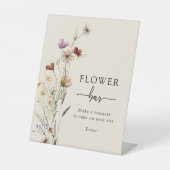Panneau de bar de fleurs Boho (Recto)
