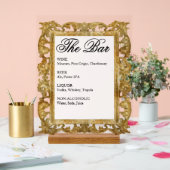 Panneau de bar de mariage - Affichage en acrylique (Mariage)