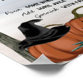 Panneau de bar Mimosa Halloween, affiche de fête H (Coin)