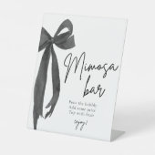 Panneau de bar Mimosa pour la future mariée (Recto)