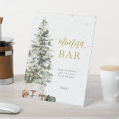 Panneau de bar Mimosa Sapin de Noël (In SItu)