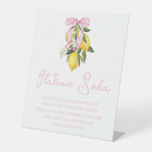 Panneau de barre bébé La Dolce Vita citron rose