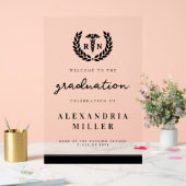 Panneau de bienvenue à la remise des diplômes de l (Mariage)
