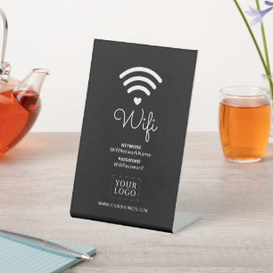 Panneau de bienvenue avec mot de passe Wifi pour l