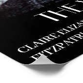 Panneau de bienvenue de mariage style affiche de f (Coin)