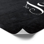 Panneau de bienvenue de mariage tableau noir fleur (Coin)