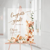 Panneau de bienvenue de remise de diplômes en acry