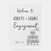 Panneau de bienvenue dessiné à la main pour les fi (Recto)