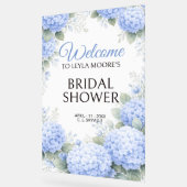 Panneau de bienvenue en acrylique pour mariage ave (Angle)