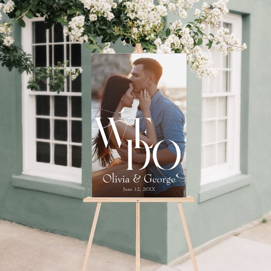 Panneau de bienvenue en acrylique pour mariage de 