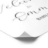 Panneau de bienvenue fleur sauvage, affiche fleur (Coin)