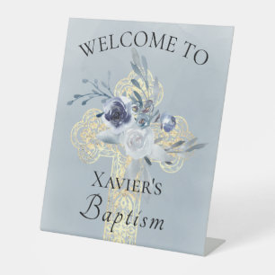 Panneau de bienvenue pour baptême