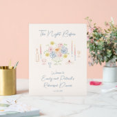 Panneau de bienvenue pour dîner de répétition fant (Mariage)