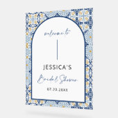 Panneau de bienvenue pour enterrement de vie de je (Angle)