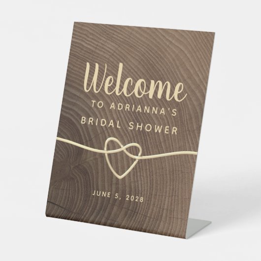 Panneau de bienvenue pour la fête de mariage (Recto)
