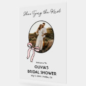 Panneau de bienvenue pour la fête de mariage en Ac (Angle)