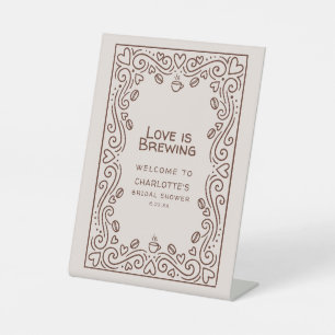 Panneau de bienvenue pour la fête de mariage Love